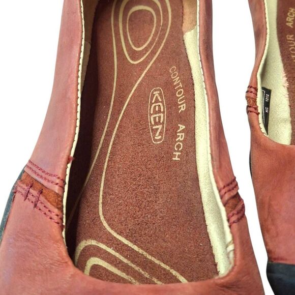 KEEN Delancey Ballerina CNX Leather Flats Women’s 7 – Burgundy | Contour Arch Su - Picture 3 of 5